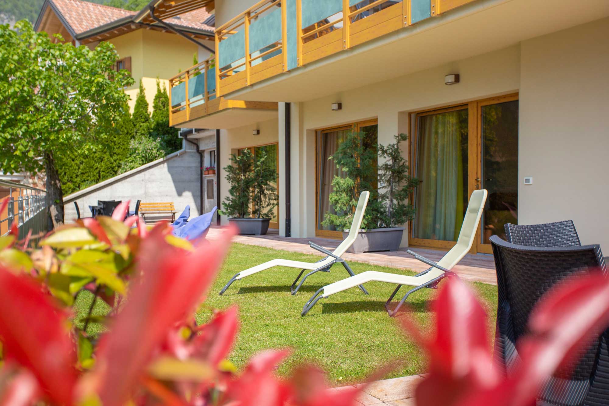 Lodge Le Soleil - giardino privato - Lago di Molveno