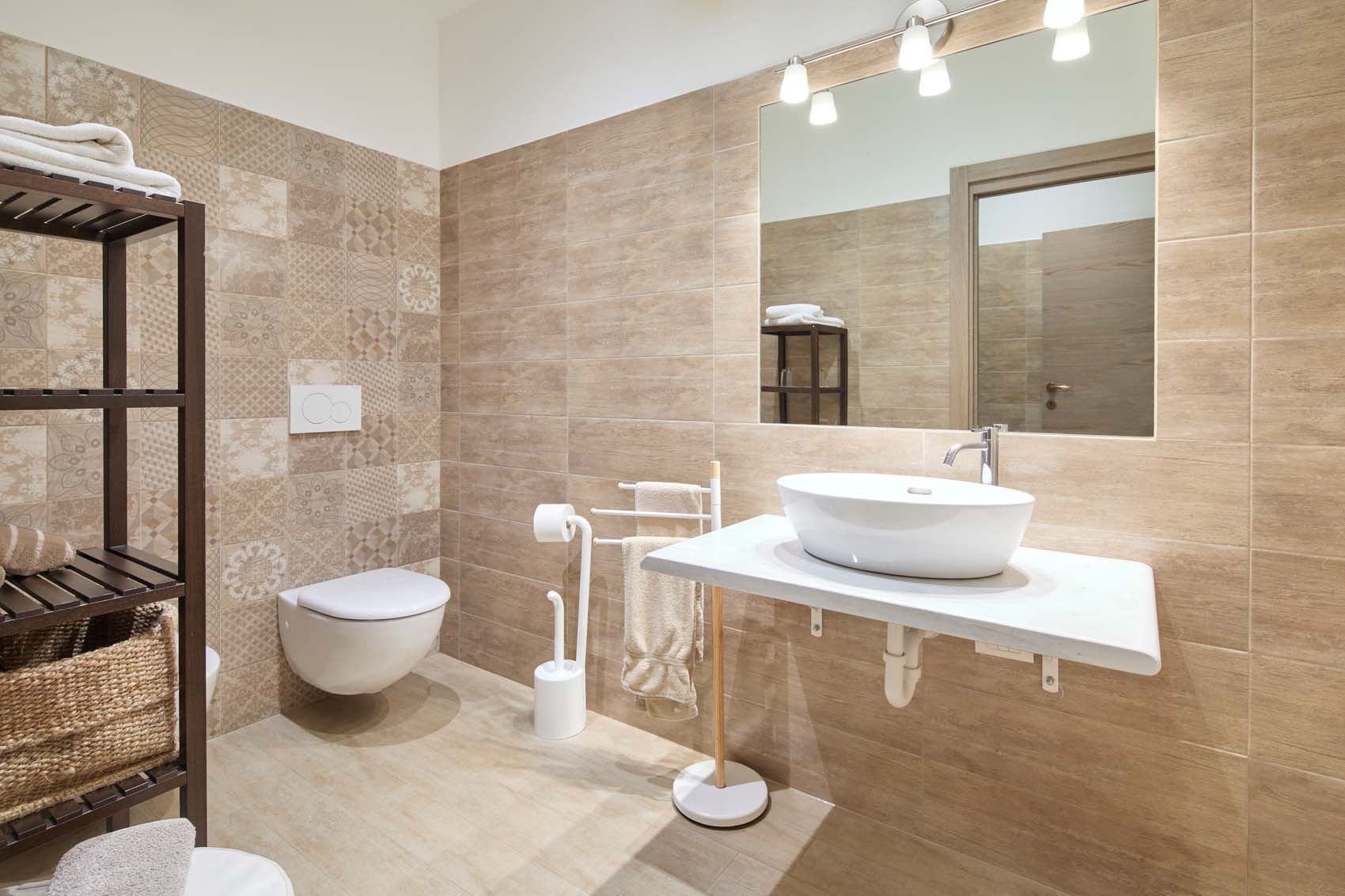 Lodge le Soleil - appartamento giallo - bilocale - bagno