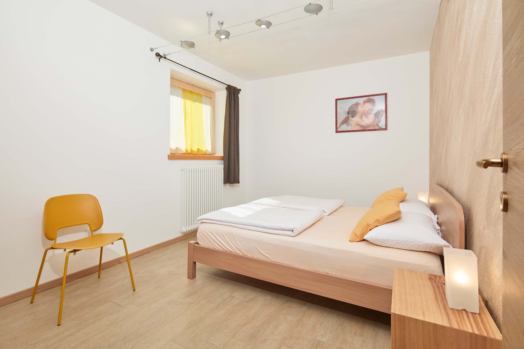 Lodge le Soleil - appartamento giallo - bilocale - camera da letto